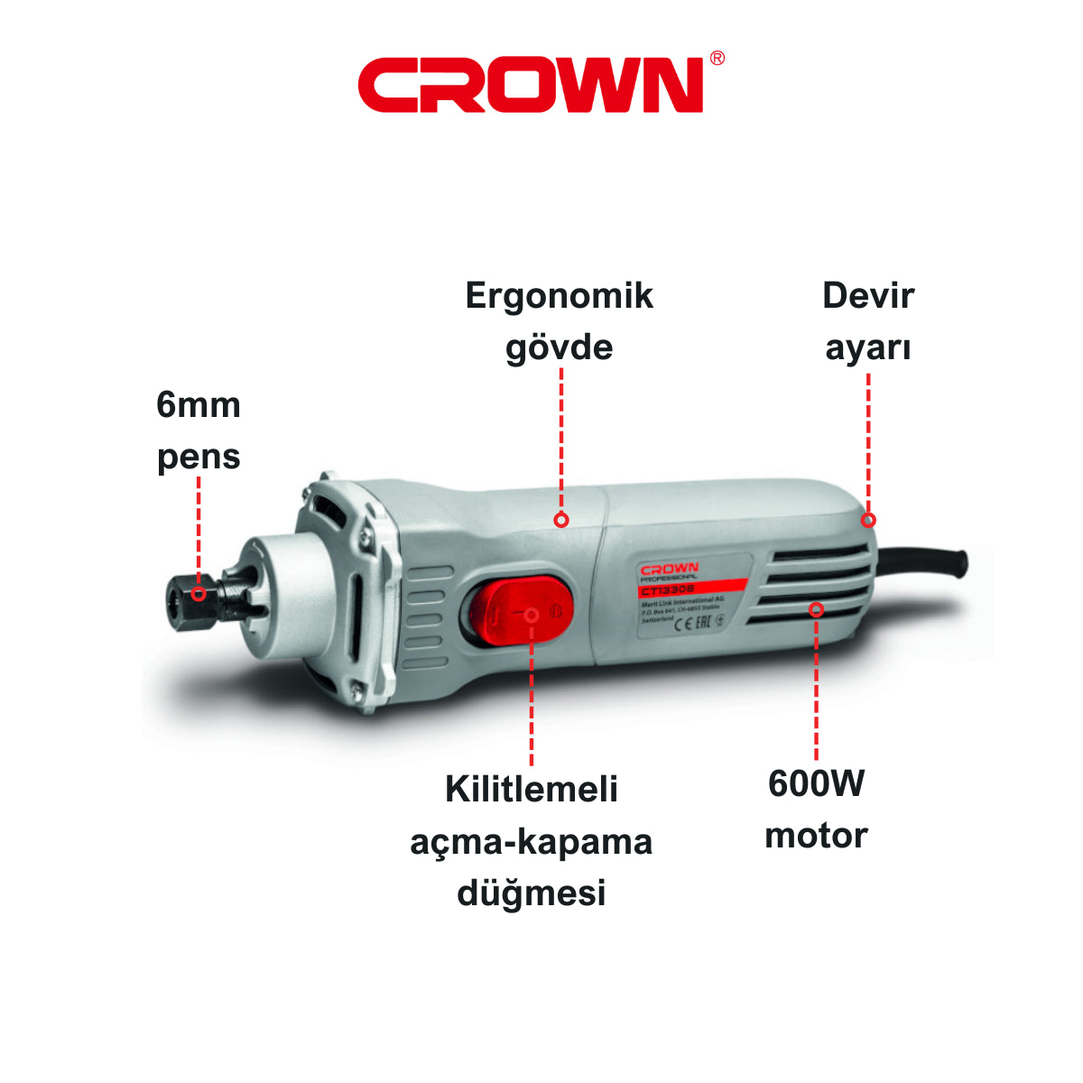 Crown Kal p Ta lama K sa 600W CT13308 Crown T rkiye crown-kal-p-ta-lama-k-sa-600w-ct13308-crown-t-rkiye